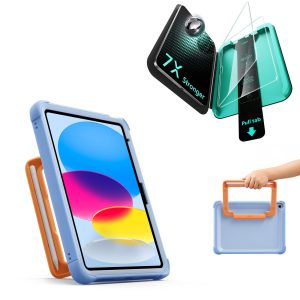 iPad 11 (A16) 2025 Kids Protection Bundle - Sky Blue