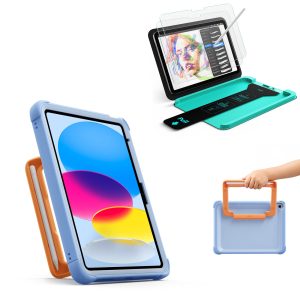 iPad 11 (A16) 2025 Kids Write & Protect Bundle - Sky Blue