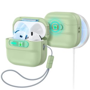 AirPods 4 Pulse FlickLock Case (HaloLock) - Light Green