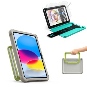 iPad 11 (A16) 2025 Kids Write & Protect Bundle - Gray