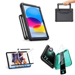 iPad 11 (A16) 2025 Kids All-in-One Bundle - Black
