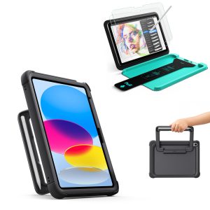 iPad 11 (A16) 2025 Kids Write & Protect Bundle - Black