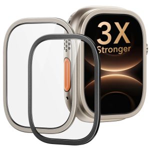 Apple Watch Ultra 3 Armorite Pro Screen Protector (Bezel) - Titanium / Black