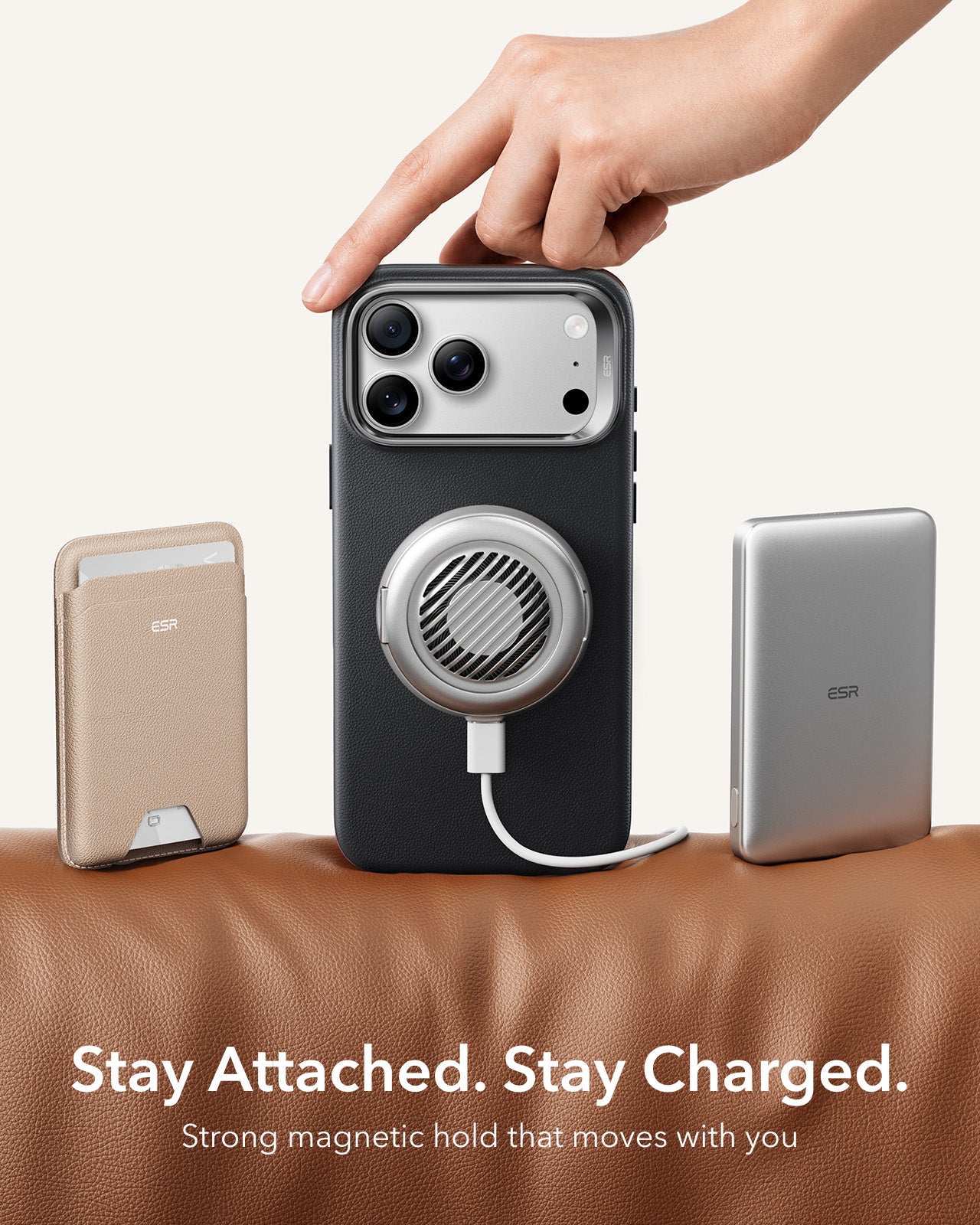 iPhone 17 Pro Atelier Magnetic Case with Camera Control and Flex Stand - Black - Image 7