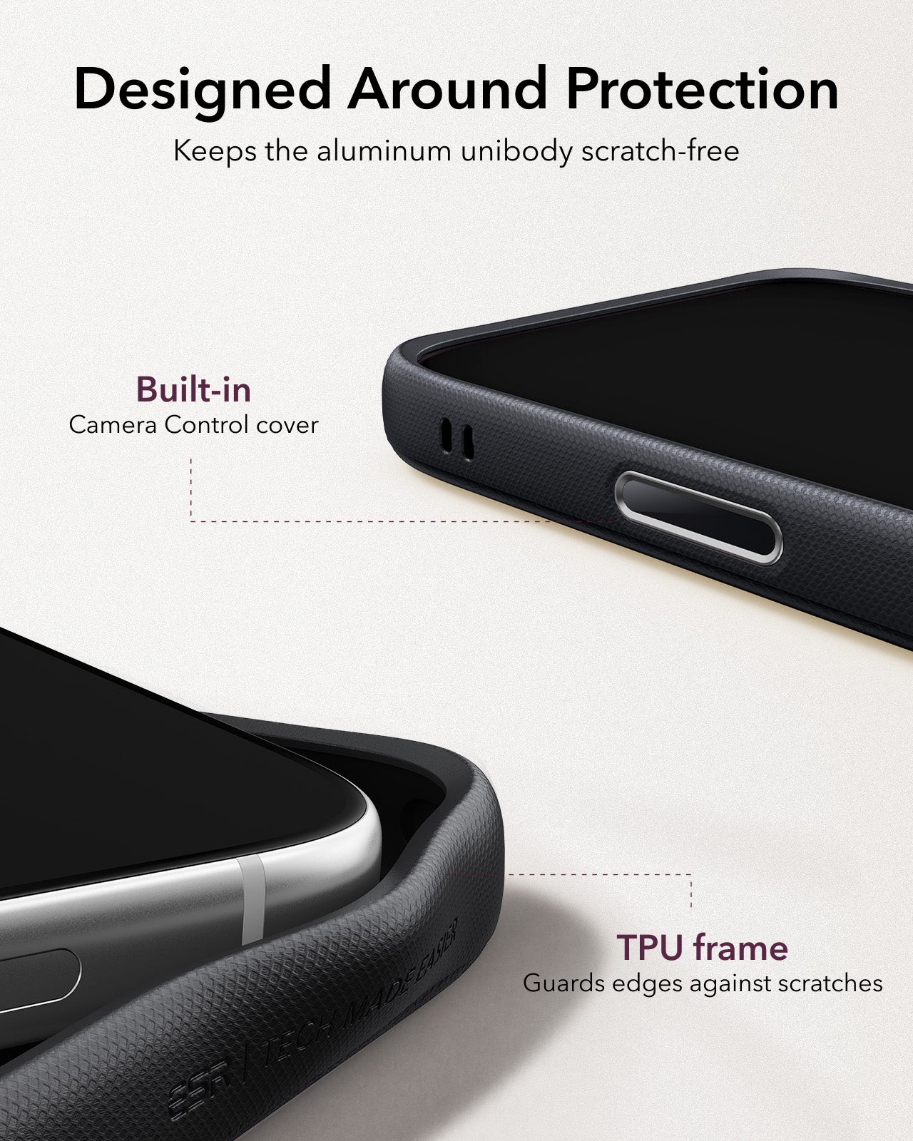 iPhone 17 Pro Max Atelier Magnetic Case with Camera Control and Flex Stand - Black - Image 8