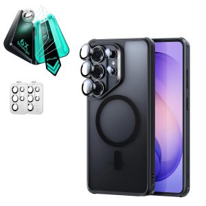 Galaxy S26 Ultra Bundle Classic Hybrid Magnetic Case and Armorite  Screen Protector - Frosted Black