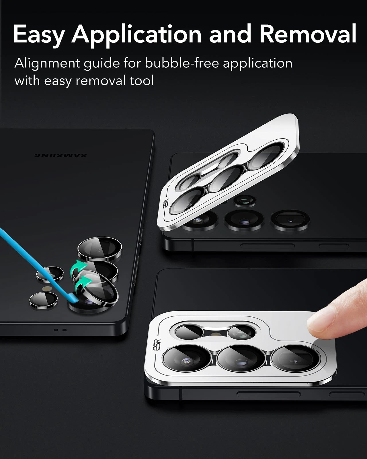 Galaxy S25 Ultra Armorite Screen and Camera Lens Privacy Protection Bundle - 3 Pack + 2 Sets - Image 10