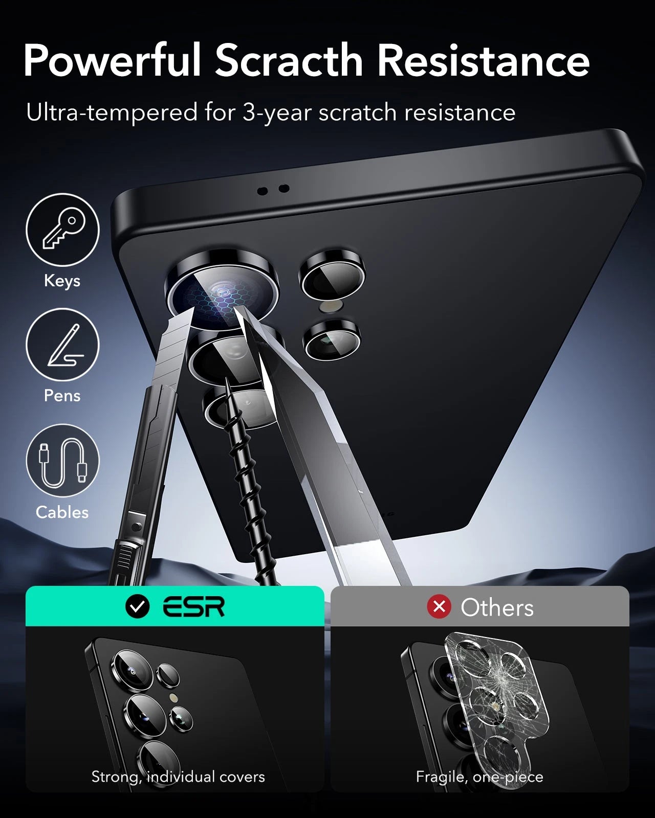 Galaxy S25 Ultra Armorite Screen and Camera Lens Privacy Protection Bundle - 3 Pack + 2 Sets - Image 11