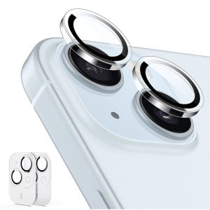 iPhone 15/15 Plus Tempered-Glass Lens Protectors - Clear