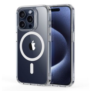 iPhone 15 Pro Classic Hybrid Case (HaloLock) - Clear