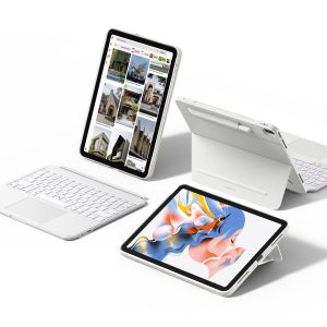 iPad Pro 13 (M5) 2025 Shift Keyboard Case (Detachable) - US Layout - White