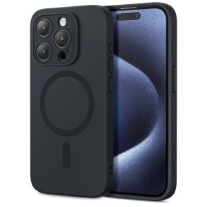 iPhone 15 Pro Cloud Soft Case (HaloLock) - Black