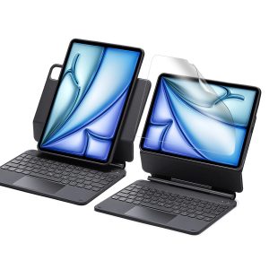 iPad Air 13  (2024) Rebound Magnetic Keyboard Case 360 Paper-Feel Bundle - US Layout-Black