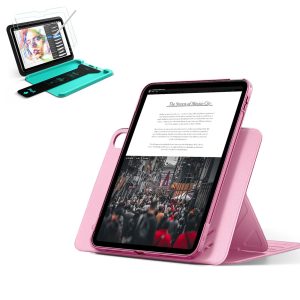 iPad 11 (A16) 2025 Bundle Shift Magnetic Case & Armorite Paper-Feel Protection - Pink