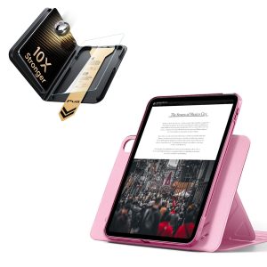 iPad 11 (A16) 2025 Bundle Shift Magnetic Case & Armorite Pro Screen Protector With UltraFit Tray - Pink