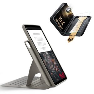 iPad 11 (A16) 2025 Bundle Shift Magnetic Case & Armorite Pro Screen Protector With UltraFit Tray - Titanium