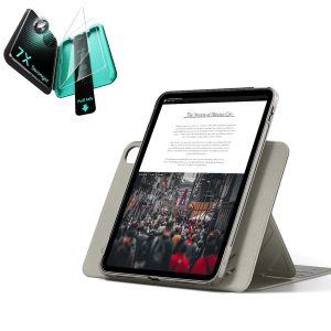 iPad 11 (A16) 2025 Bundle Shift Magnetic Case & Armorite® Protection - Titanium