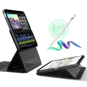 iPad 10th Gen Bundle Shift Magnetic Case with Geo Digital Pencil - Black
