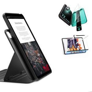 iPad 11 (A16) 2025 Bundle Shift Magnetic Case. Papel-Feel Magnetic & Armorite® Protection - Black