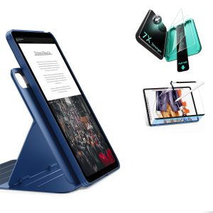 iPad 11 (A16) 2025 Bundle Shift Magnetic Case. Papel-Feel Magnetic & Armorite® Protection - Navy Blue