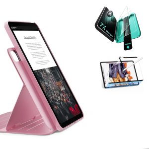 iPad 11 (A16) 2025 Bundle Shift Magnetic Case. Papel-Feel Magnetic & Armorite® Protection - Pink
