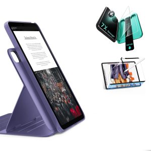 iPad 11 (A16) 2025 Bundle Shift Magnetic Case. Papel-Feel Magnetic & Armorite® Protection - Purple