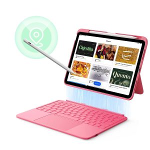 iPad 10th Gen Flex Keyboard Case (Detachable) Pencil Bundle - US Layout-Pink