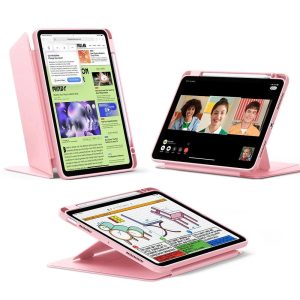 iPad Air 11 (2025) Flip Magnetic Case with Pencil Holder - Pink