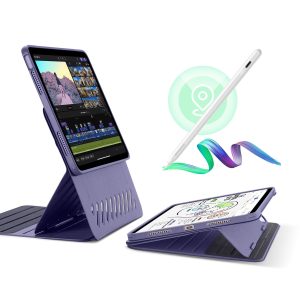 iPad Air 11 (2024) Bundle Shift Magnetic Case with Geo Digital Pencil - Purple