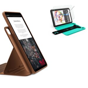 iPad Air 11 (M4) 2026 Bundle Shift Magnetic Case & Armorite® Paper-Feel Protection - Brown