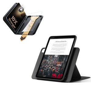 iPad Air 11 (M4) 2026 Bundle Shift Magnetic Case & Armorite® Pro Screen Protector With UltraFit Tray - Black