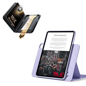 iPad Air 11 (M4) 2026 Bundle Shift Magnetic Case & Armorite® Pro Screen Protector With UltraFit Tray - Light Purple