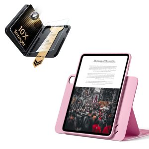 iPad Air 11 (M4) 2026 Bundle Shift Magnetic Case & Armorite® Pro Screen Protector With UltraFit Tray - Pink