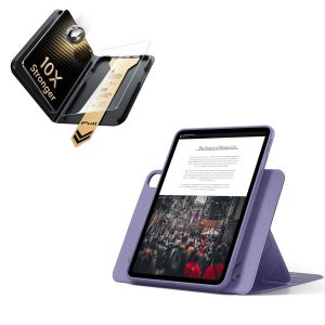 iPad Air 11 (M4) 2026 Bundle Shift Magnetic Case & Armorite® Pro Screen Protector With UltraFit Tray - Purple