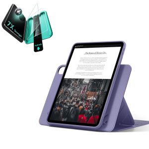iPad Air 11 (M4) 2026 Bundle Shift Magnetic Case & Armorite® Protection - Purple
