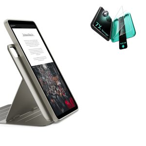 iPad Air 11 (M4) 2026 Bundle Shift Magnetic Case & Armorite® Protection - Titanium