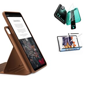 iPad Air 11 (M4) 2026 Bundle Shift Magnetic Case. Papel-Feel Magnetic & Armorite  Protection - Brown