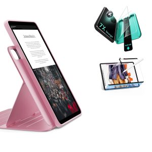 iPad Air 11 (M4) 2026 Bundle Shift Magnetic Case. Papel-Feel Magnetic & Armorite  Protection - Pink