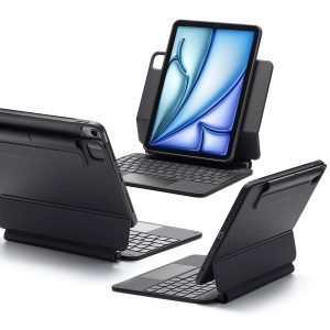iPad Air 11 (M4) 2026 Rebound Magnetic Keyboard Case 360 - US Layout-Black