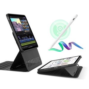 iPad Air 13 (M2) 2024 Bundle Shift Magnetic Case with Geo Digital Pencil  - Black