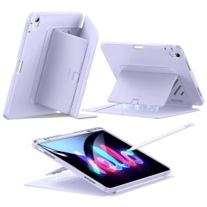 iPad Air 13 (M4) 2026 Flip Magnetic Case with Pencil Holder - Light Purple