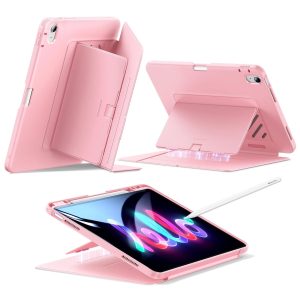 iPad Air 13 (M4) 2026 Flip Magnetic Case with Pencil Holder - Pink