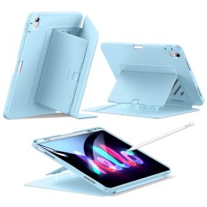 iPad Air 13 (M4) 2026 Flip Magnetic Case with Pencil Holder - Sky Blue
