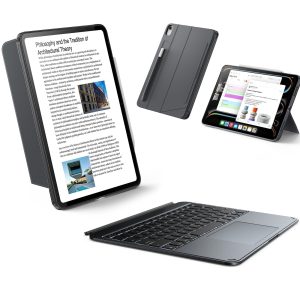 iPad Air 13 (M4) 2026 Shift Keyboard Case (Detachable) -US Layout-Dark Gray