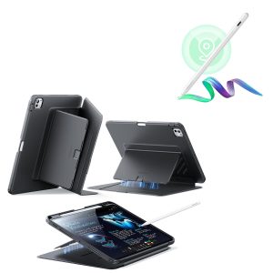 iPad Pro 11?? (2024) Flip Magnetic Case with Pencil Bundle - Black
