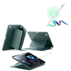 iPad Pro 11?? (2024) Flip Magnetic Case with Pencil Bundle - Green