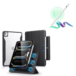 iPad Pro 11  (2024) Rebound Hybrid Case 360 with Digital Pencil Bundle - Black