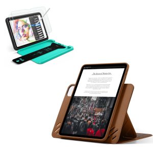 iPad Pro 11 (2025) Bundle Shift Magnetic Case & Armorite  Paper-Feel Protection - Brown