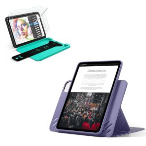 iPad Pro 11 (2025) Bundle Shift Magnetic Case & Armorite  Paper-Feel Protection - Purple
