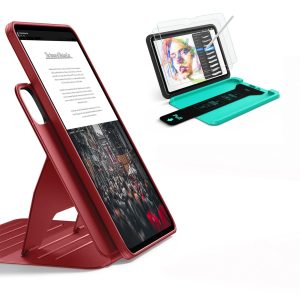 iPad Pro 11 (2025) Bundle Shift Magnetic Case & Armorite  Paper-Feel Protection - Red